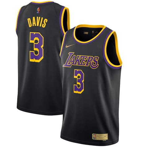 anthony davis jersey black