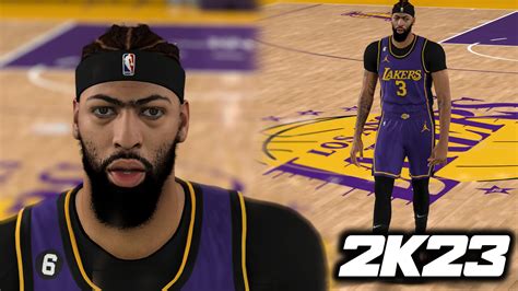 anthony davis nba 2k23 cyberface