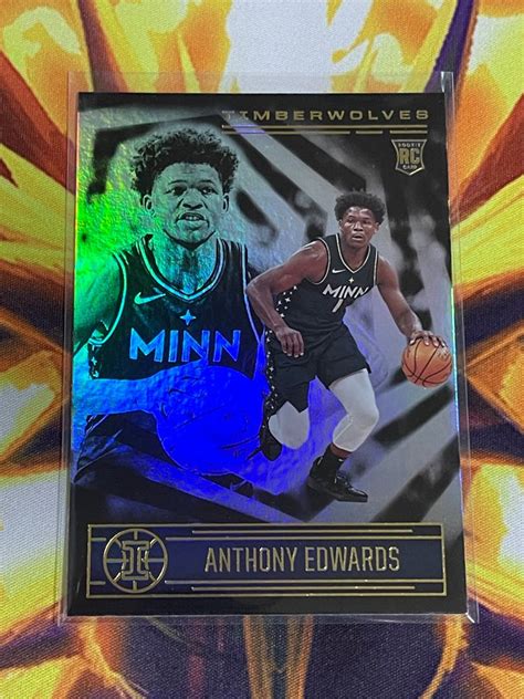 anthony edwards basketball card
