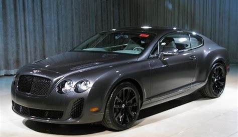 2010 Anthracite Bentley Continental GT Supersports