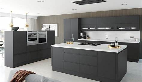 Anthracite Grey And White Kitchen Tampa Fitted s From Betta Living