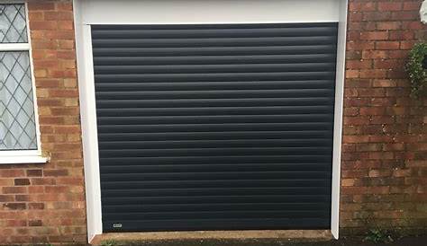 Anthracite Grey Roller Garage Door Pair Of 77 Automated Insulated s In