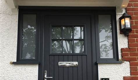 Anthracite Grey Windows And Doors Traditional Terrace House New Upvc