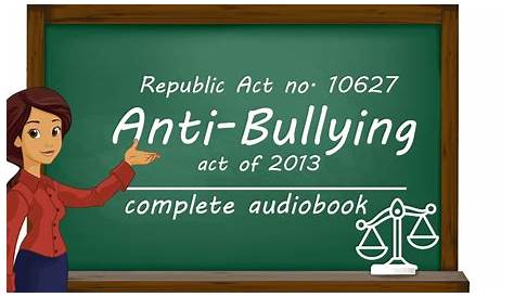 Anti bullying act of 2013