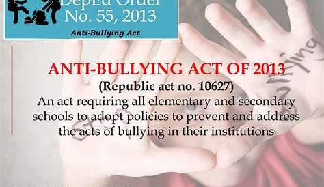 Ra 10627 Paninirang Puri Republic Act - Week of Mourning