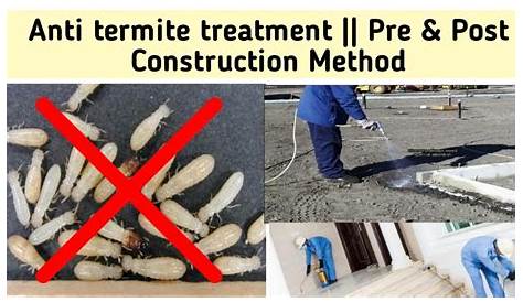Antitermite (Termite control) Preconstruction Treatment
