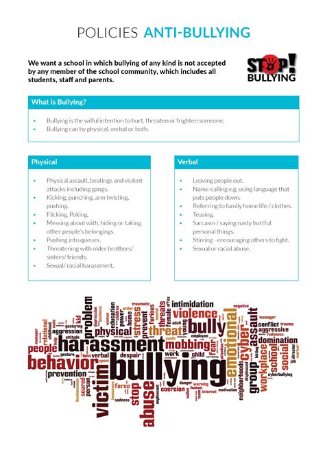 anti bullying policy in schools uk