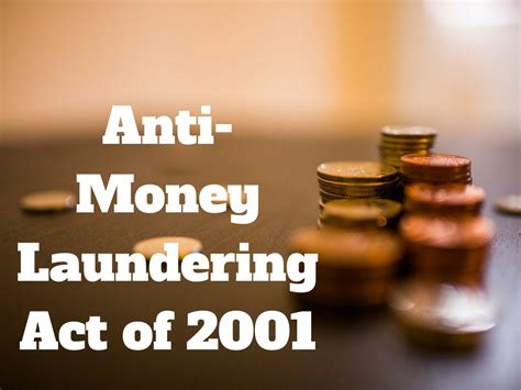 anti laundering money act