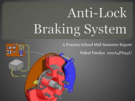 anti lock braking system ppt