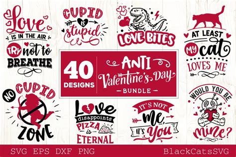 Reject Romance with Anti-Valentine's Day SVG Designs - Get Yours Today!