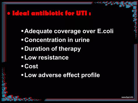 Antibiotic Coverage Uti
