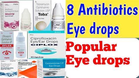 Antibiotic Eye Drops And Alcohol