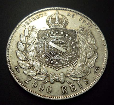 antiga moeda brasileira de prata