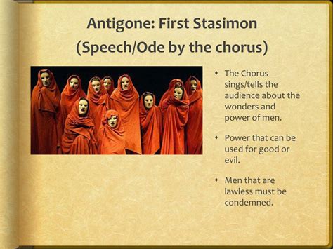 Antigone Chorus Ode 1