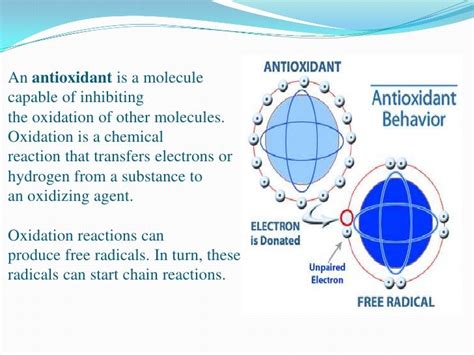 Antioxidant Vs Reducing Agent