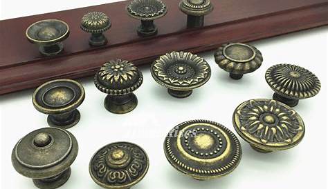 Antique Cabinet Knobs And Pulls 2019 Dia 40mm Brass Drawer Kitchen
