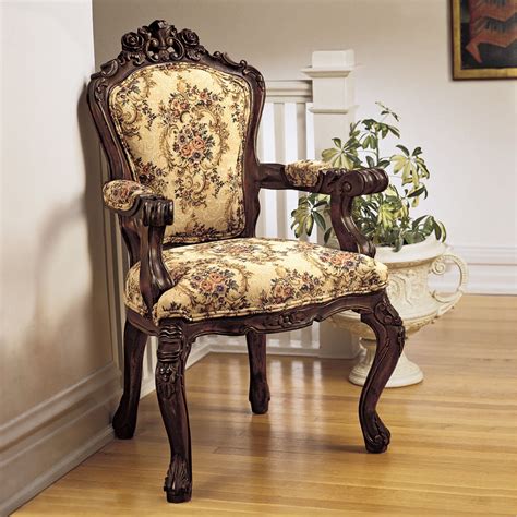 New Antique Fabric Armchairs For Small Space