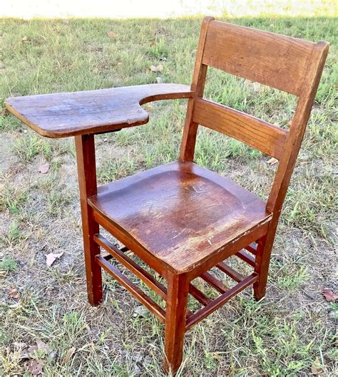 Historic Houseparts, Inc. > Antique Furnishings > Antique Quartersawn Oak School Chair