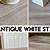 antique white wood stain