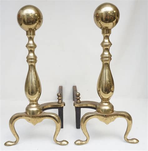 Antique Brass Andirons Value