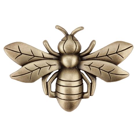 Antique Brass Bee Knobs