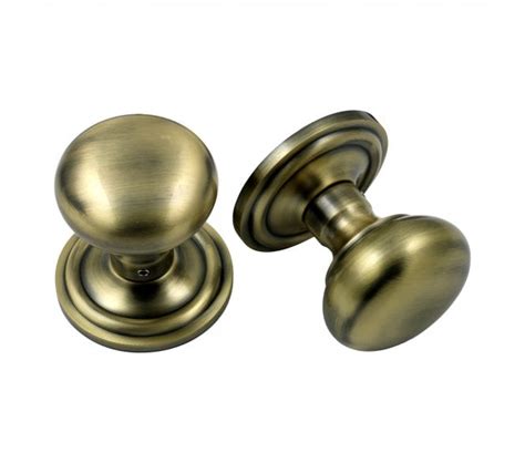 Antique Brass Mushroom Door Knobs