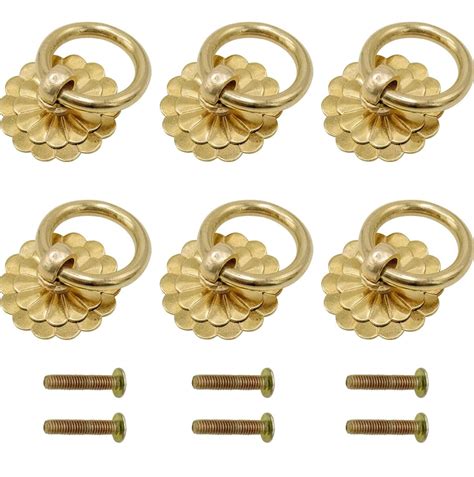 Antique Brass Ring Pulls