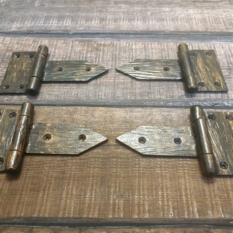 Antique Brass Shutter Hinges
