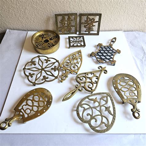 Antique Brass Trivets