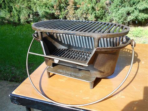 antique cast iron hibachi grill