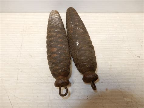 Antique Clock Weights Ebay