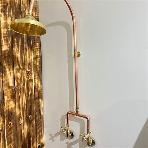 Antique Copper Shower Fixtures