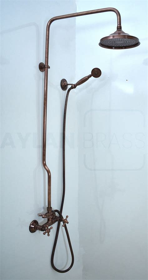 Antique Copper Shower Head