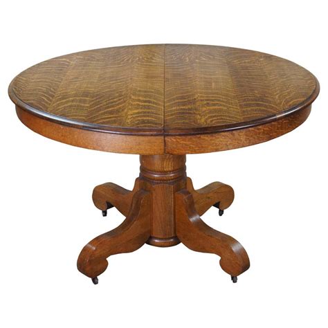 Antique Dining Room Table Round
