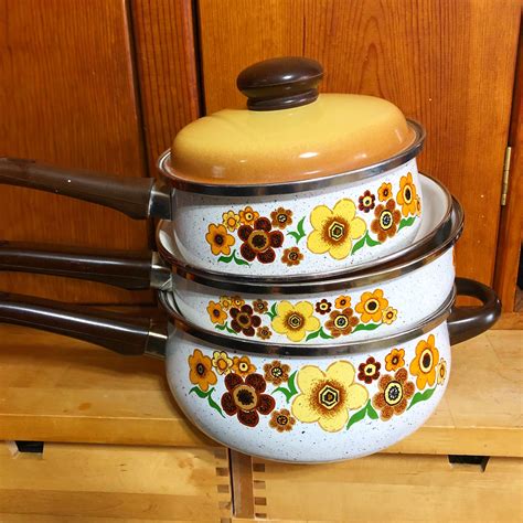 antique enamel cookware