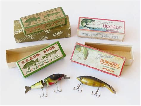 Antique Fishing Lure Boxes