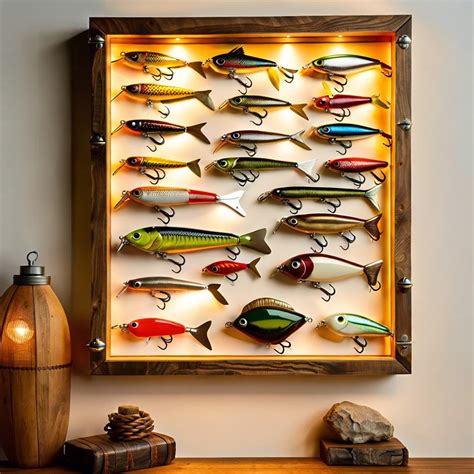 Antique Fishing Lures Framed