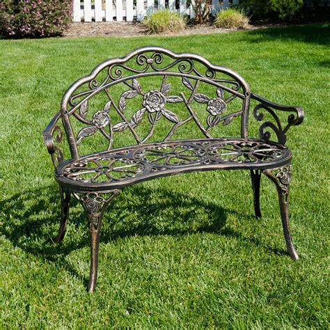antique garden bench ends