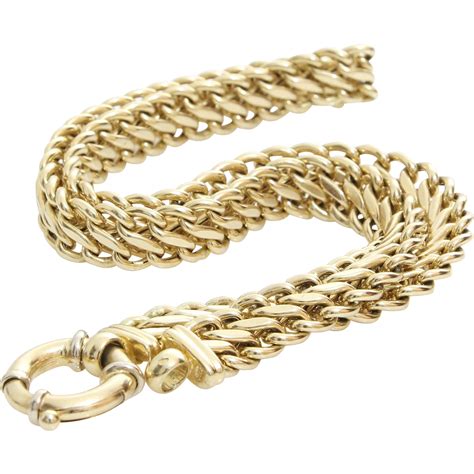 antique gold chain necklace