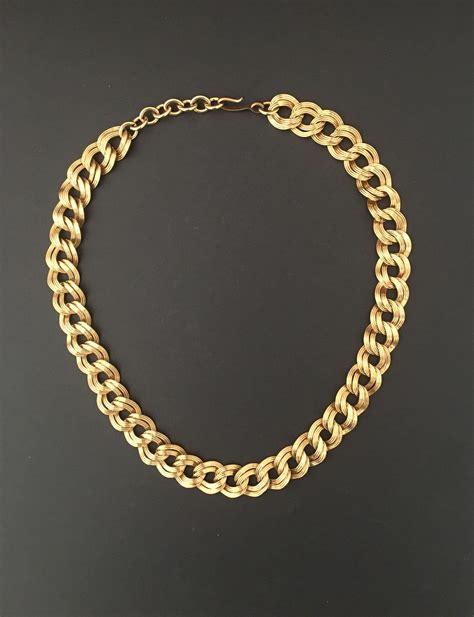 antique gold chain necklace