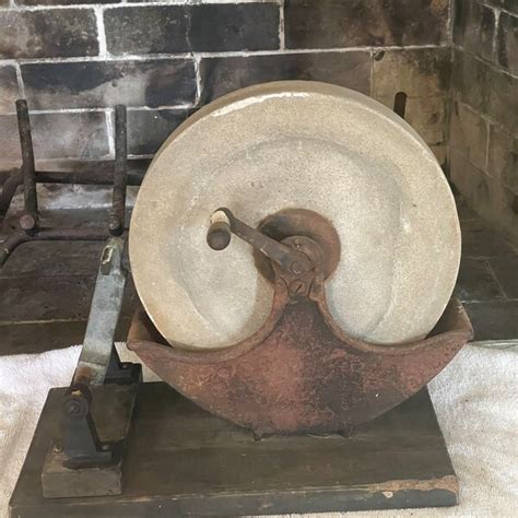 Antique Grinding Wheel Value
