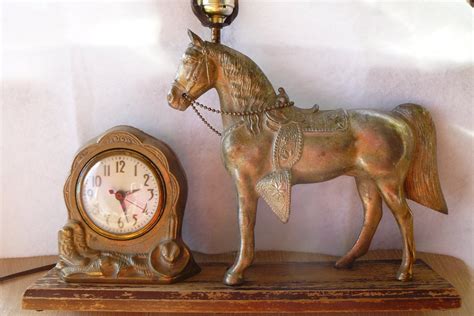 Antique Horse Clock