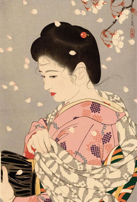antique japanese paintings geisha