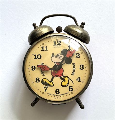 Antique Mickey Mouse Alarm Clock