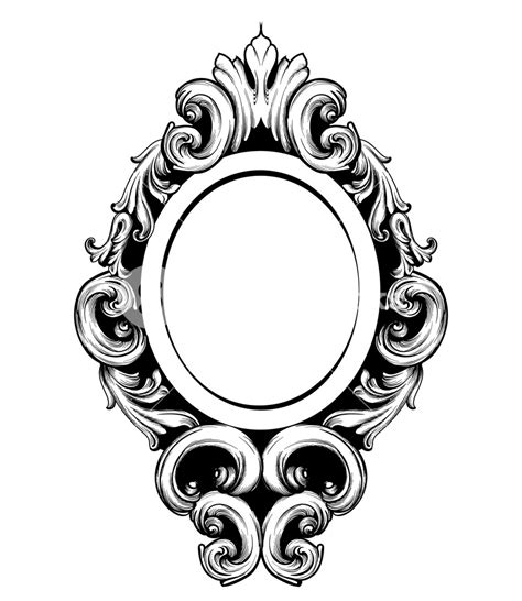 Antique Mirror Drawing