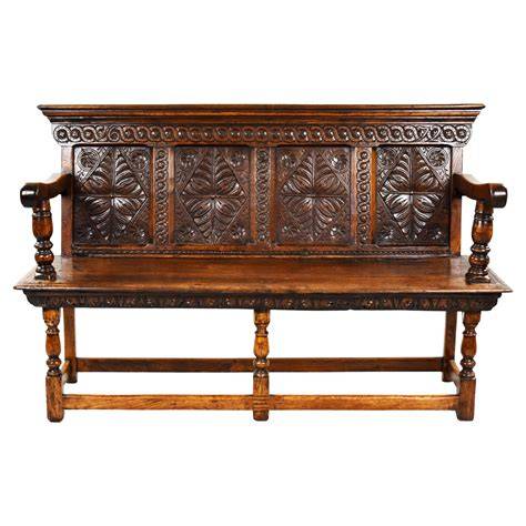 Timeless Charm with Antique Oak Bench: Add Vintage Elegance to Your Home Décor