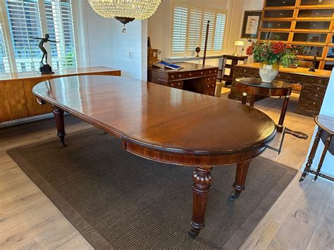 Antique Oval Dining Room Table