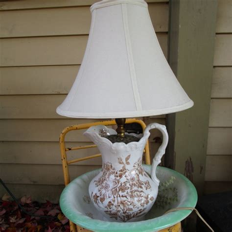 Antique Pitcher Lamp