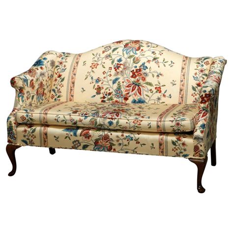 Antique Queen Anne Settee