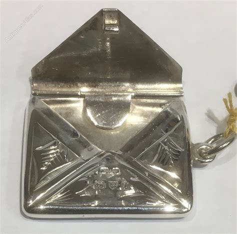 Antique Silver Stamp Holders